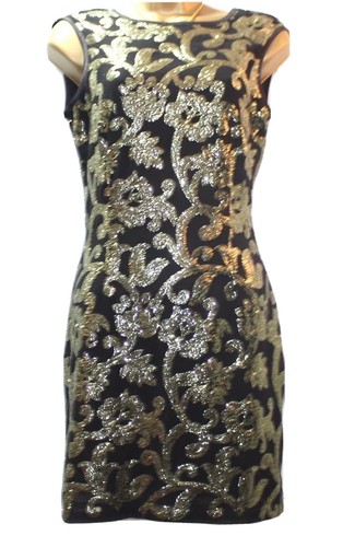 Lipsy black gold embellished - lipsy,