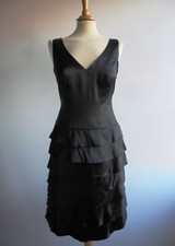 LINEA 100% Silk Satin Tiered