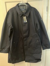 Polo Ralph Lauren Water-Repellent Twill Rain Coat XXL Navy Blue RRP £349