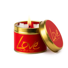 Lily-Flame Scented Candle Tin