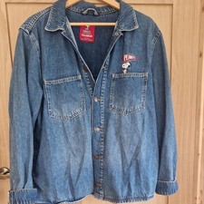 Pull & Bear peanuts (snoopy) Denim Jacket   Size L