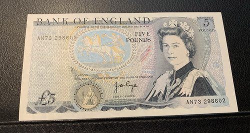 Bank england note page - of, £5