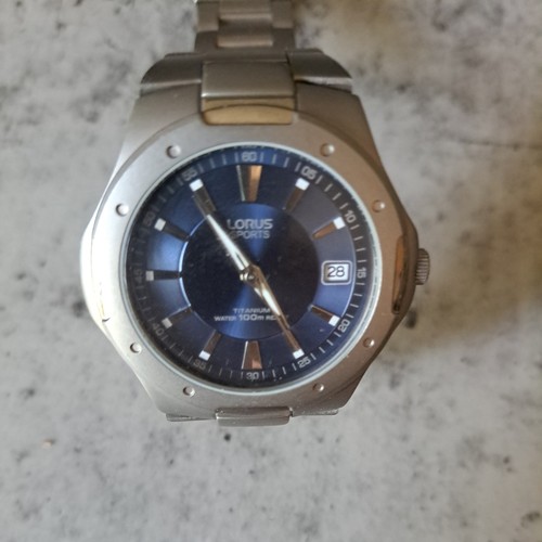 Lorus sports titanium watch - sports,