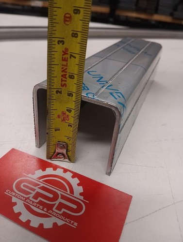 Stainless steel channel 55mm - stainless,