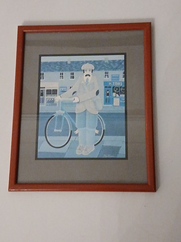 Peter heard man bike - peter, framed
