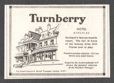 TURNBERRY HOTEL  AYRSHIRE