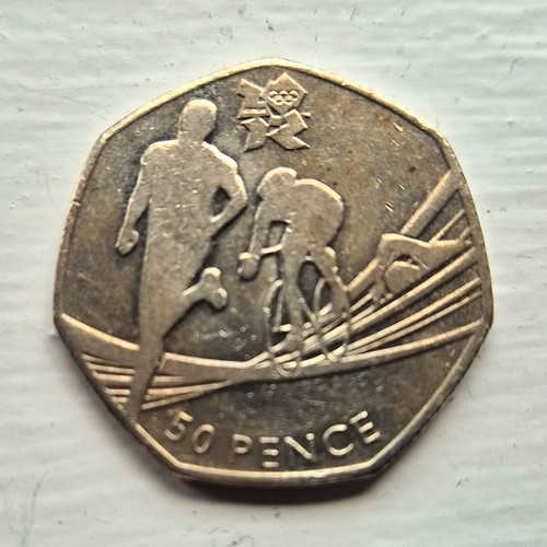 2011 50p olympic cycling - 2011,