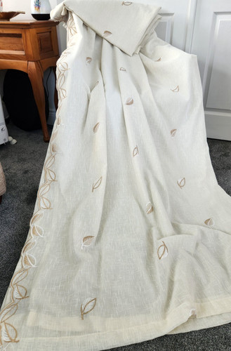 Embroirdered sheer voile - sheer,