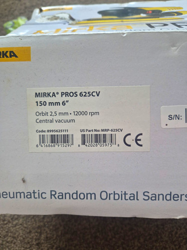 Mirka pros 625cv 150mm - pros,
