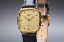 [Near MINT++] Vintage LONGINES Presence 150 6885 Gold Qz Men's Watch From JAPAN