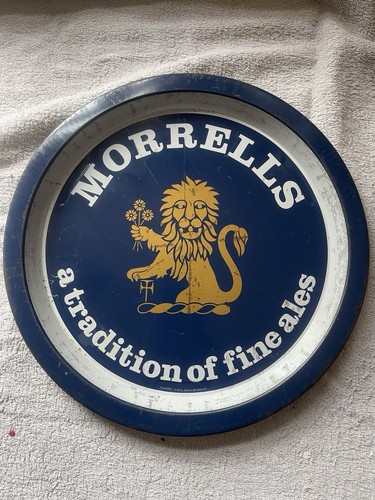 1980s morrells beer tray - 1980s,