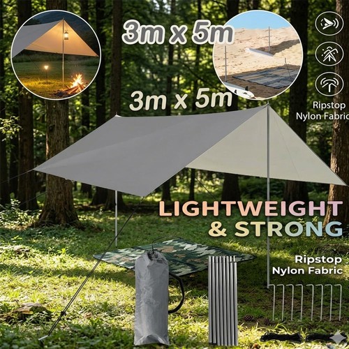 3x3m 3x5m tarpaulin waterproof - 3x5m,