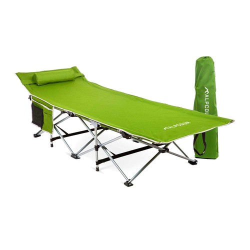 Folding camping cot deluxe - –,