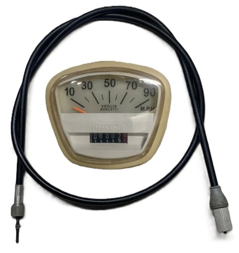 Lambretta speedo 90m white - speedo, 0-90m