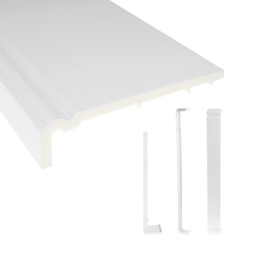 Upvc ogee fascia - capping, 9mm