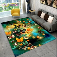 Butterfly 3D Floor Rugs Doormat Bedroom Living Room Decoration Carpets Mats Gift