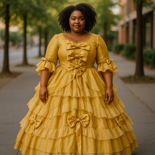 Georgian lady Marie Antoinette Dress costume Rocco baroque Versailles ball event