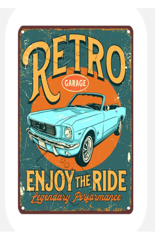 Retro garage enjoy the - garage,
