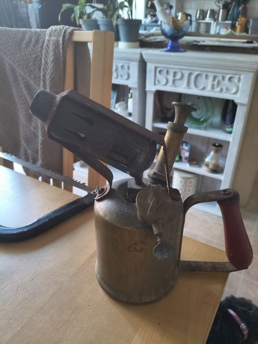 Vintage brass and iron