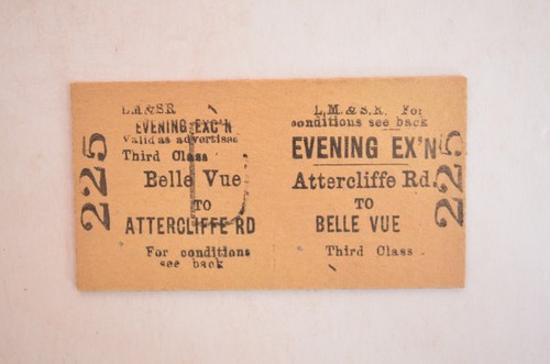Railway ticket lms - belle, vue