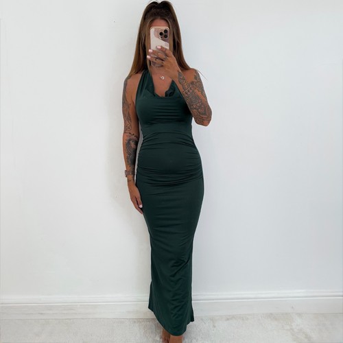 Ladies green maxi - ladies, dress