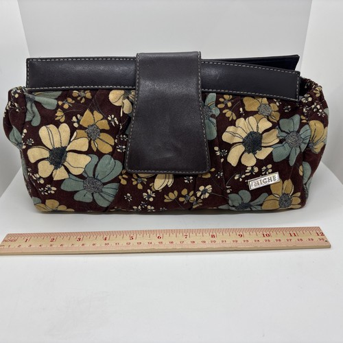 Miche corduroy floral handbag - corduroy,