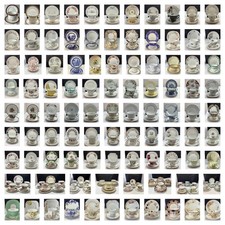 Vintage china tea trios - tea,