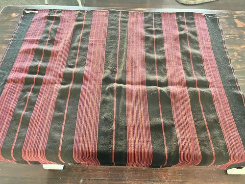 Vtg handwoven jajin textile - handwoven,