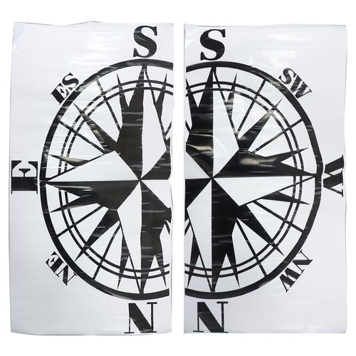Car compass sticker - compass,