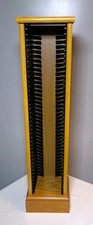 Vintage Wood Effect CD Rack