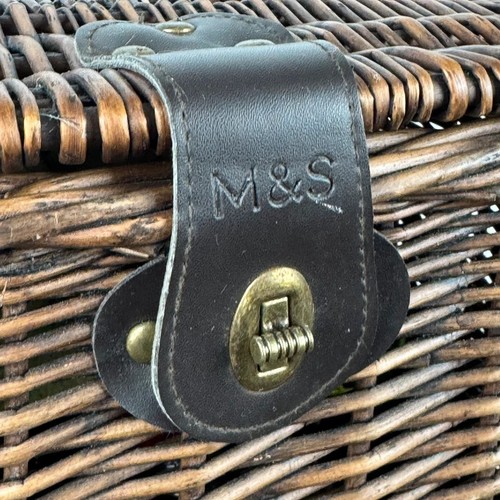 Wicker picnic hamper - wicker,