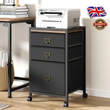 Office Home Cupboard Filing Cabinet on Castors Tools Storage Under / Beside Desk
