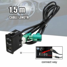 AUX USB Car Socket Switch
