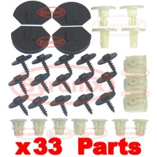 MINI COOPER S D SD ONE F55 F56 UNDERTRAY CLIPS ENGINE UNDER COVER SPLASH GUARD