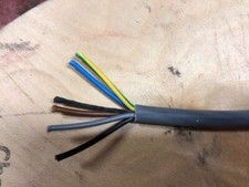 4.0MM 5 Core YY Grey Flexible Cable Wire PVC 3 Phase Cable 3P+N+E 