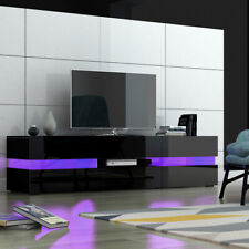 Modern 69.7 inch TV Stand TV Unit Cabinet Entertainment Center RGB LED Lights