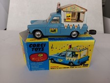 Corgi 474 Walls  Ice Cream  Ford Thames Van Restored in a free reproduction box