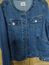 Ladies New Denim Jacket Tu Sainsbury's 14