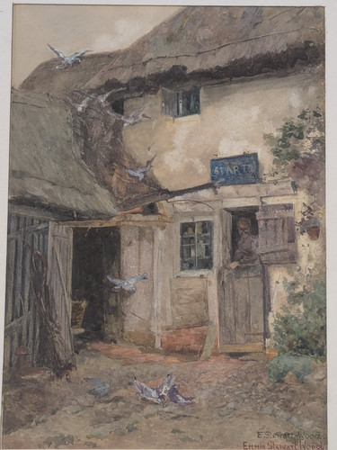 Antique original watercolour - antique,