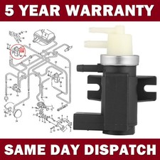 TURBO SOLENOID BOOST N75 VALVE FIT VW T5 TRANSPORTER 1.9 2.0 2.5 TDI 1J0906627B