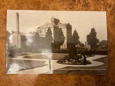 Vintage postcard of Victoria Park and Flour Mill, Ellesmere Port.