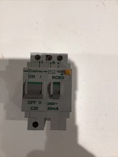 Crabtree Polestar RCBO 20A