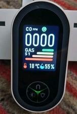 Combination Natural Gas And CO Detector Temperature Humidity HD Screen RRP £37