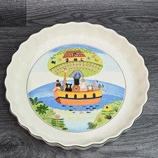 Villeroy & Boch Vilbo Four Naif Decorative Porcelain Plate Noah's Ark