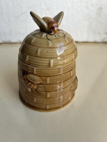 Vintage ceramic beehive honey - ceramic,