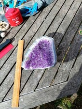 AMETHYST ROUGH STONE PLEASE READ 2lb 12oz 6ins Tall