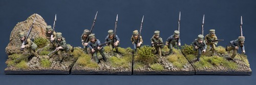 28mm painted british 19th - painted, c