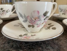 six peice 'silver rose' fine