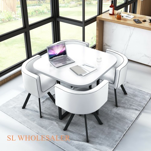 Wood marble dining table - marble, and