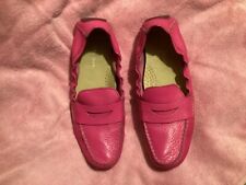 Cole Haan super soft leather bright pink driving shoes 7uk 40 eu